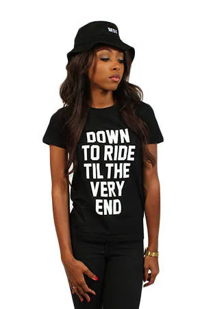 Adapt x Breezy Excursion - Down To Ride Women's Tee, Black