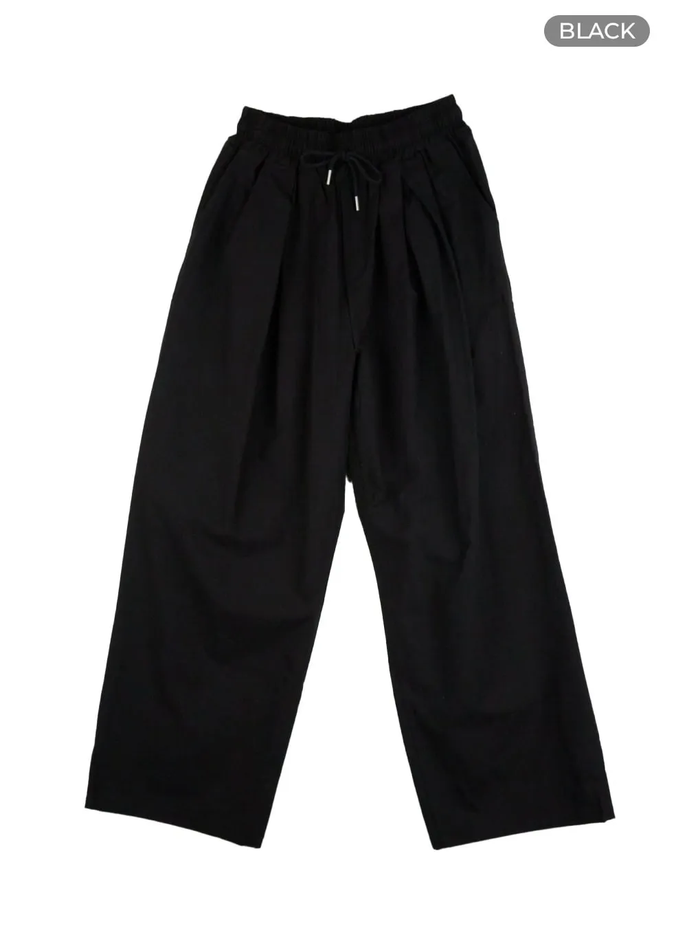 Banded Wide Leg Trousers IL409