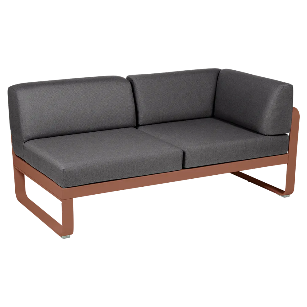 BELLEVIE 2-SEATER RIGHT CORNER MODULE-GRAPHITE GREY CUSHION