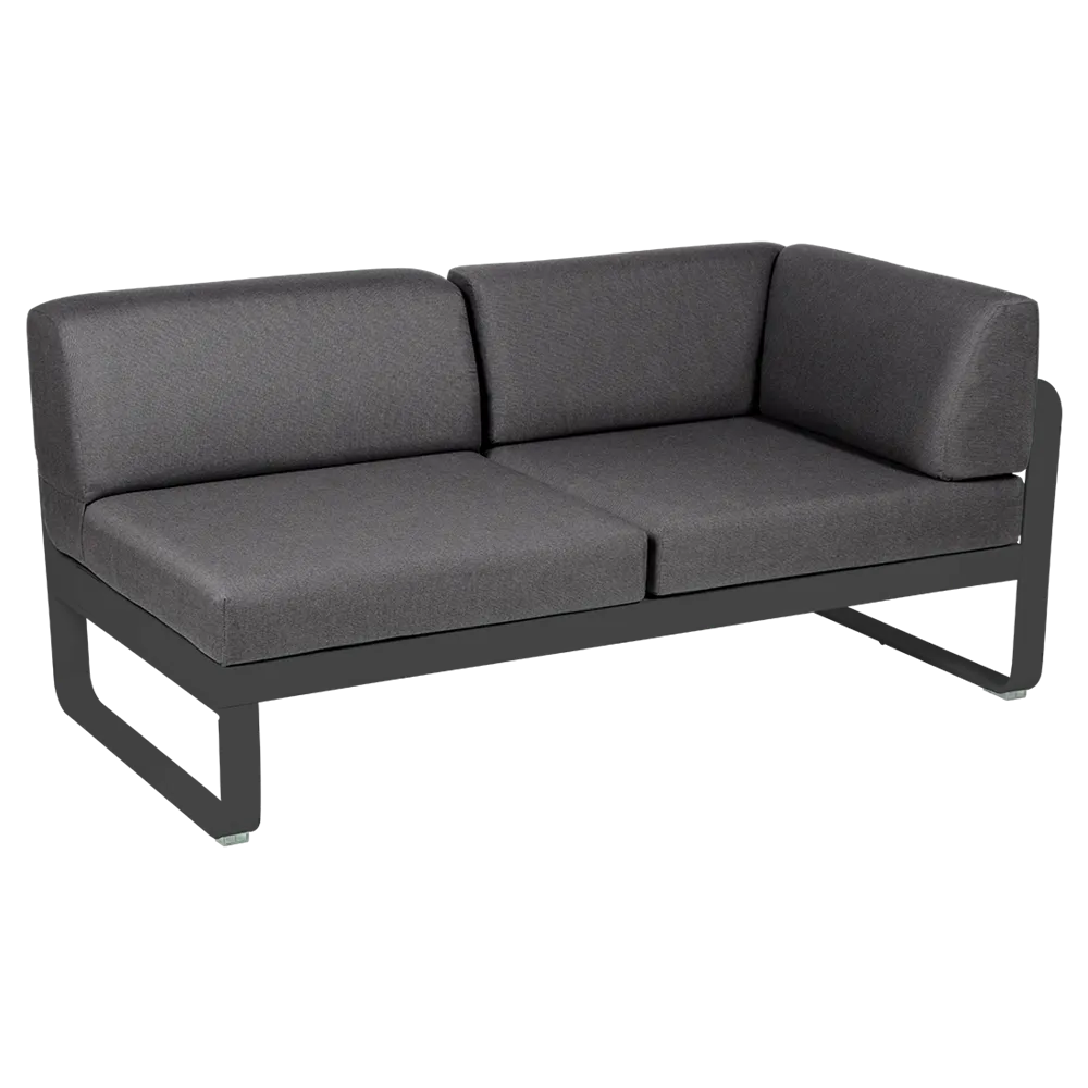 BELLEVIE 2-SEATER RIGHT CORNER MODULE-GRAPHITE GREY CUSHION