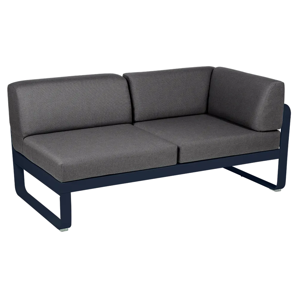 BELLEVIE 2-SEATER RIGHT CORNER MODULE-GRAPHITE GREY CUSHION