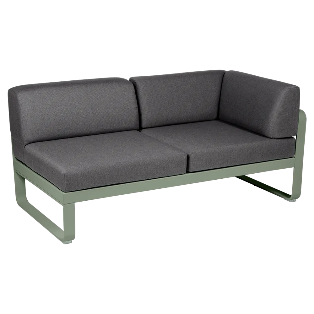 BELLEVIE 2-SEATER RIGHT CORNER MODULE-GRAPHITE GREY CUSHION