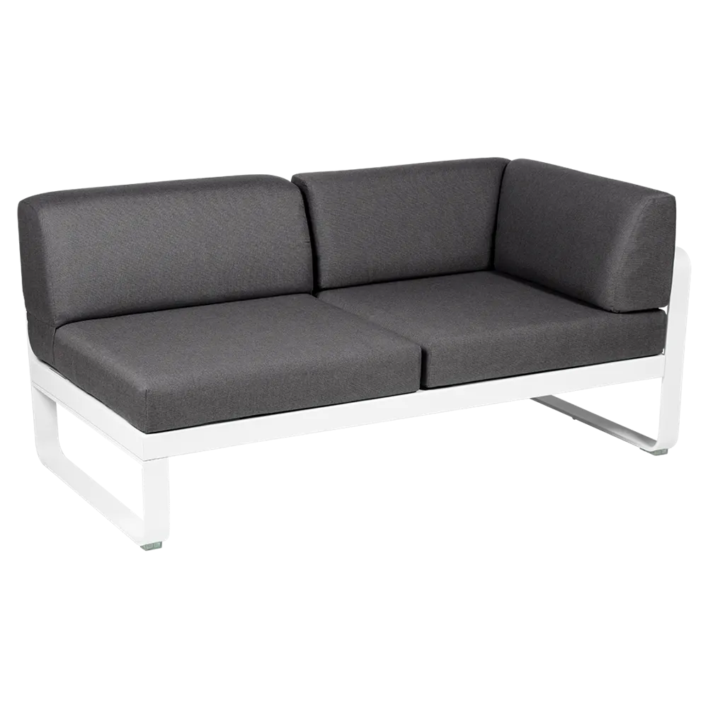 BELLEVIE 2-SEATER RIGHT CORNER MODULE-GRAPHITE GREY CUSHION