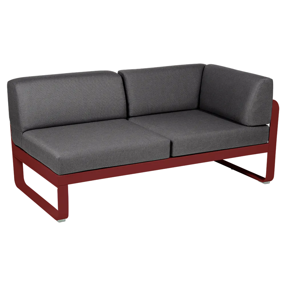 BELLEVIE 2-SEATER RIGHT CORNER MODULE-GRAPHITE GREY CUSHION