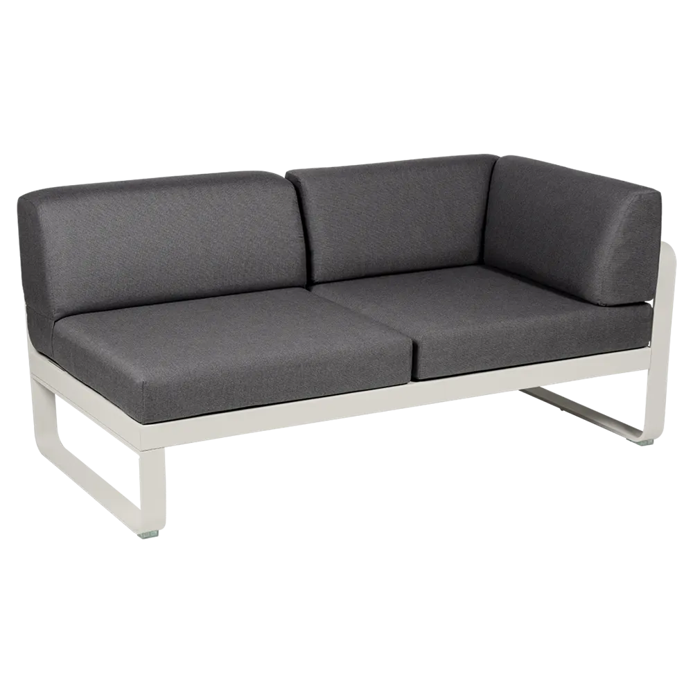 BELLEVIE 2-SEATER RIGHT CORNER MODULE-GRAPHITE GREY CUSHION