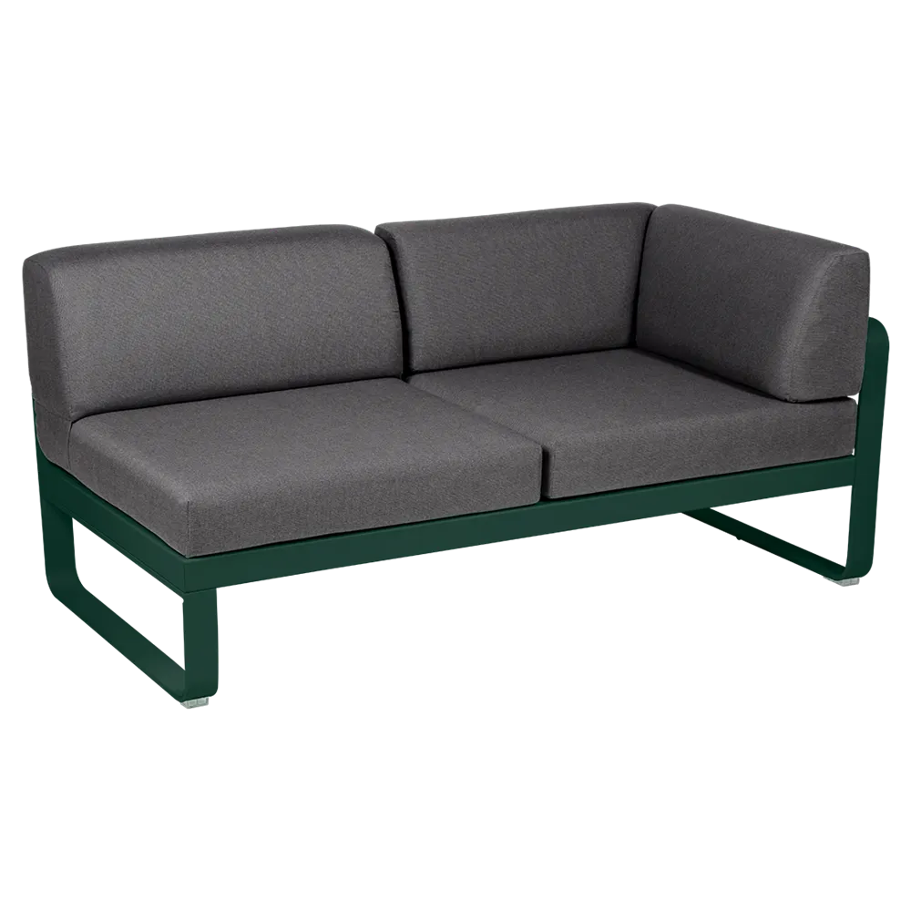 BELLEVIE 2-SEATER RIGHT CORNER MODULE-GRAPHITE GREY CUSHION