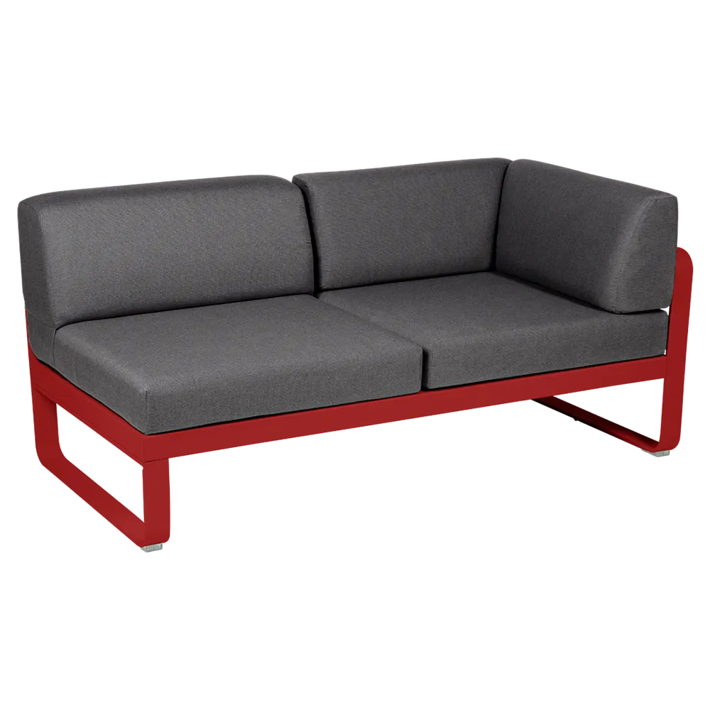 BELLEVIE 2-SEATER RIGHT CORNER MODULE-GRAPHITE GREY CUSHION