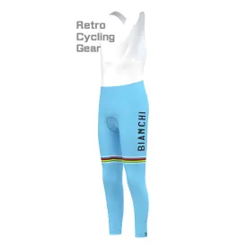 Bianchi Water Blue Retro Cycling Pants