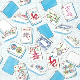 Boston International - Paper Cocktail Napkins Pack of 20 Rosanne Beck Mahjong