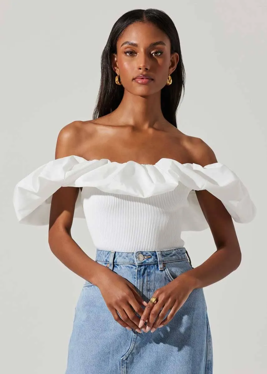 Cherie Top - White