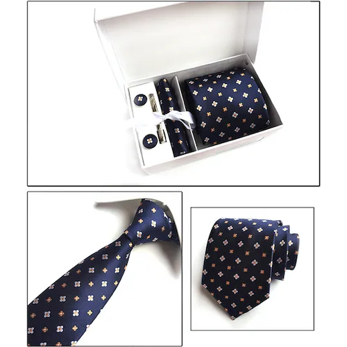 Classy Men Box - Blue Orange Floral