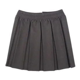 Girls Box Pleated Skirts- Grey, Black, Navy, Maroon