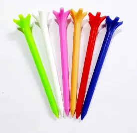 GolfBasic Premium Plastic Golf Tees (2 Sizes)