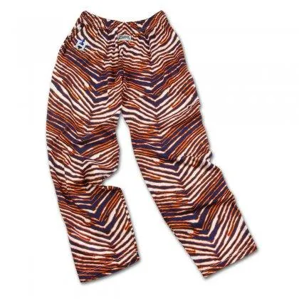 Houston Astros ZUBAZ Navy Orange Vintage Style Striped Zebra Pants