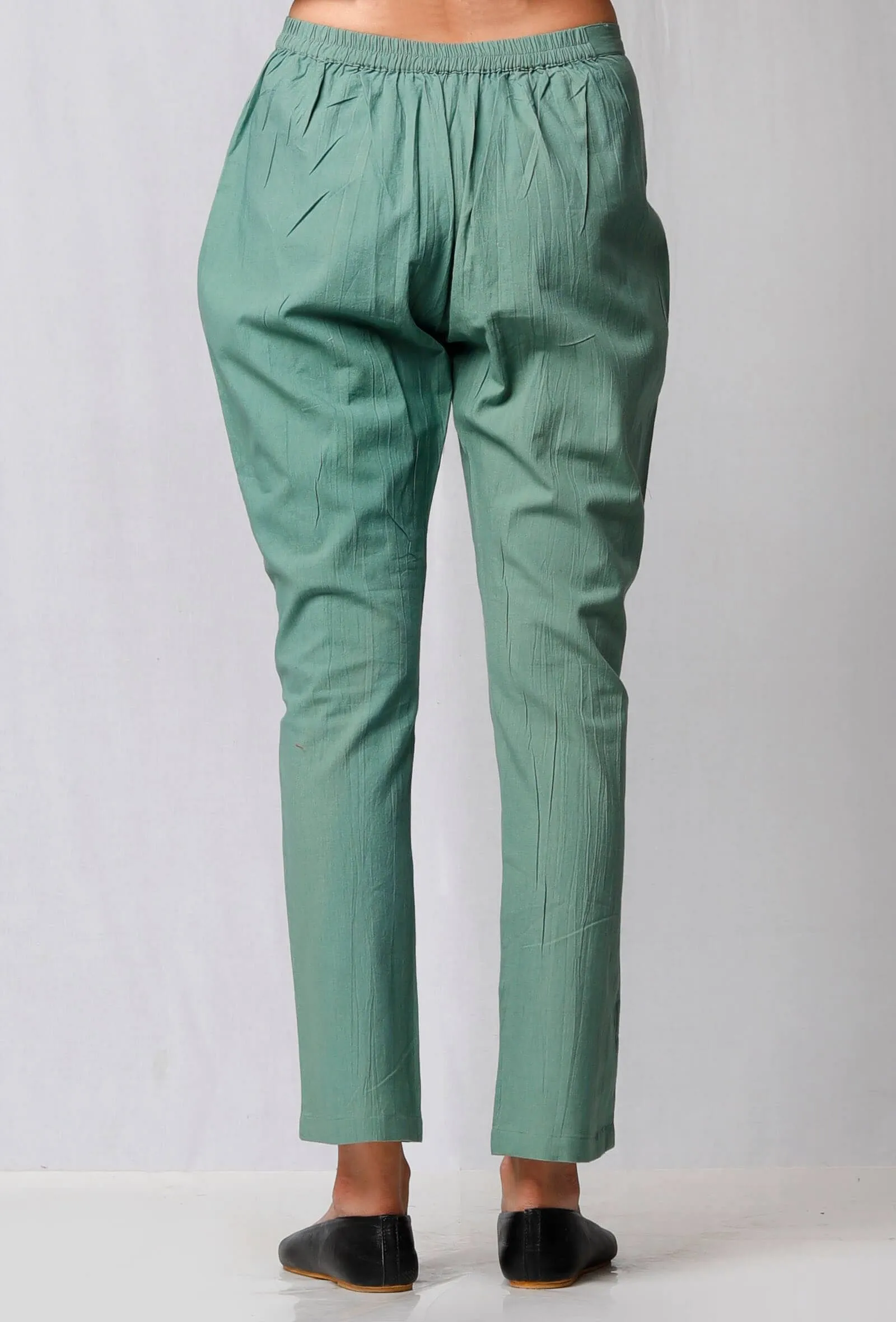 Light Sea Green Plain Pants