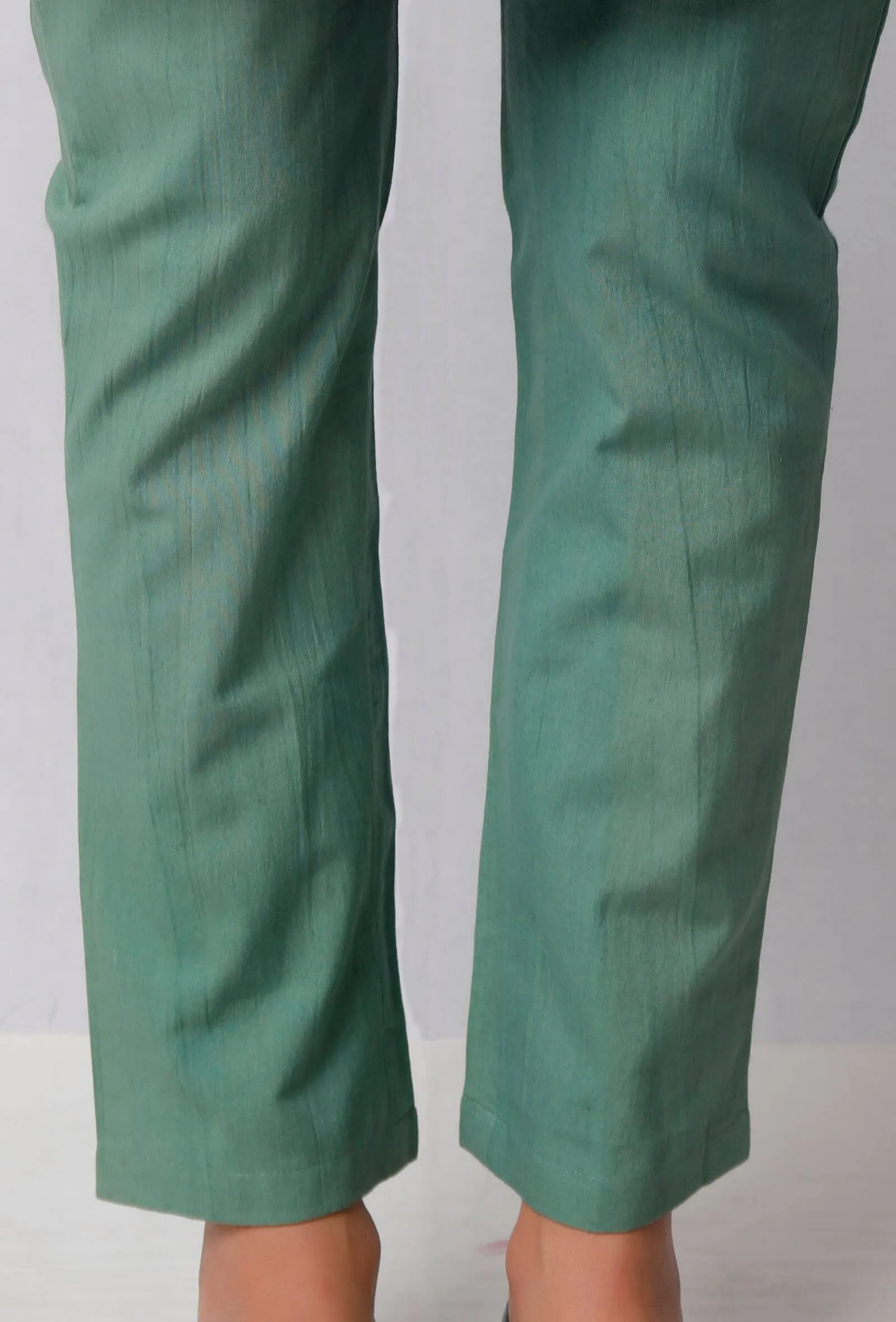 Light Sea Green Plain Pants