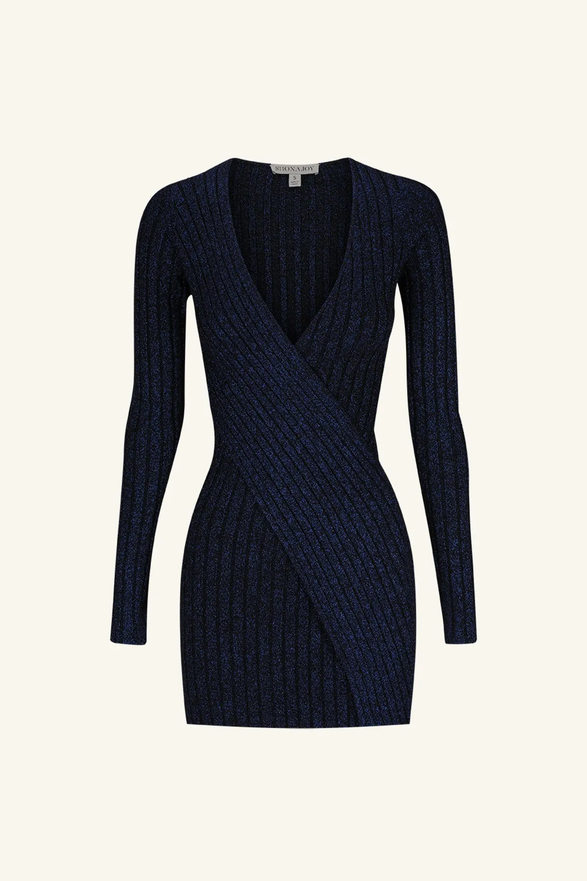 LIVIA LONG SLEEVE MINI DRESS - NIGHT SKY