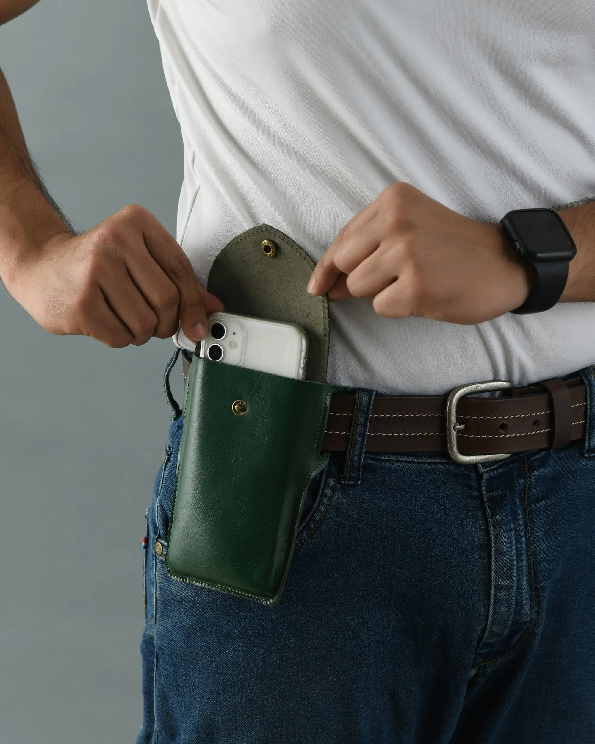 Mobile Holster Case- Green