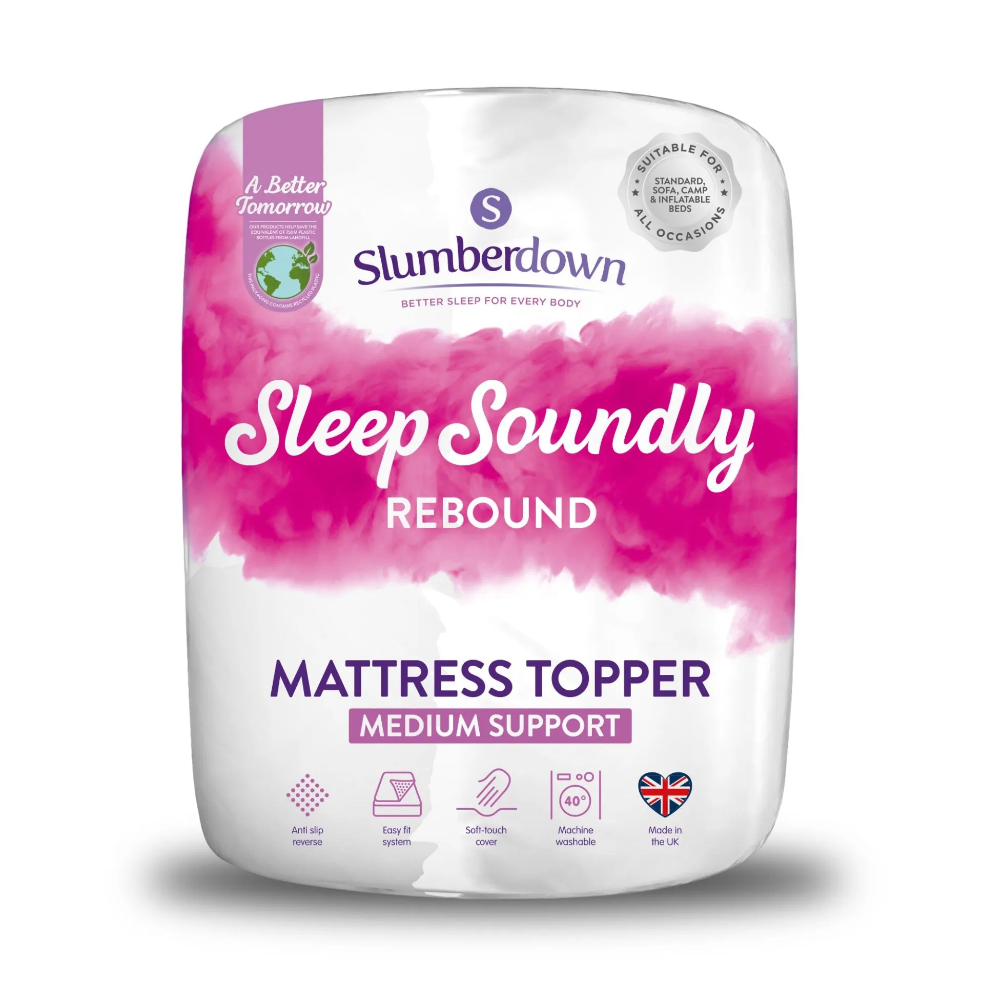 Sleep Soundly Rebound Mattress Topper