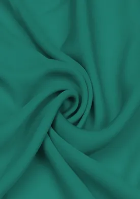 Teal Green 60" Luxury Soft Touch Florenza Crepe Fabric Dress & Craft Non Stretch