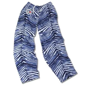 Toronto Blue Jays ZUBAZ Blue Navy White Vintage Style Zebra Pants