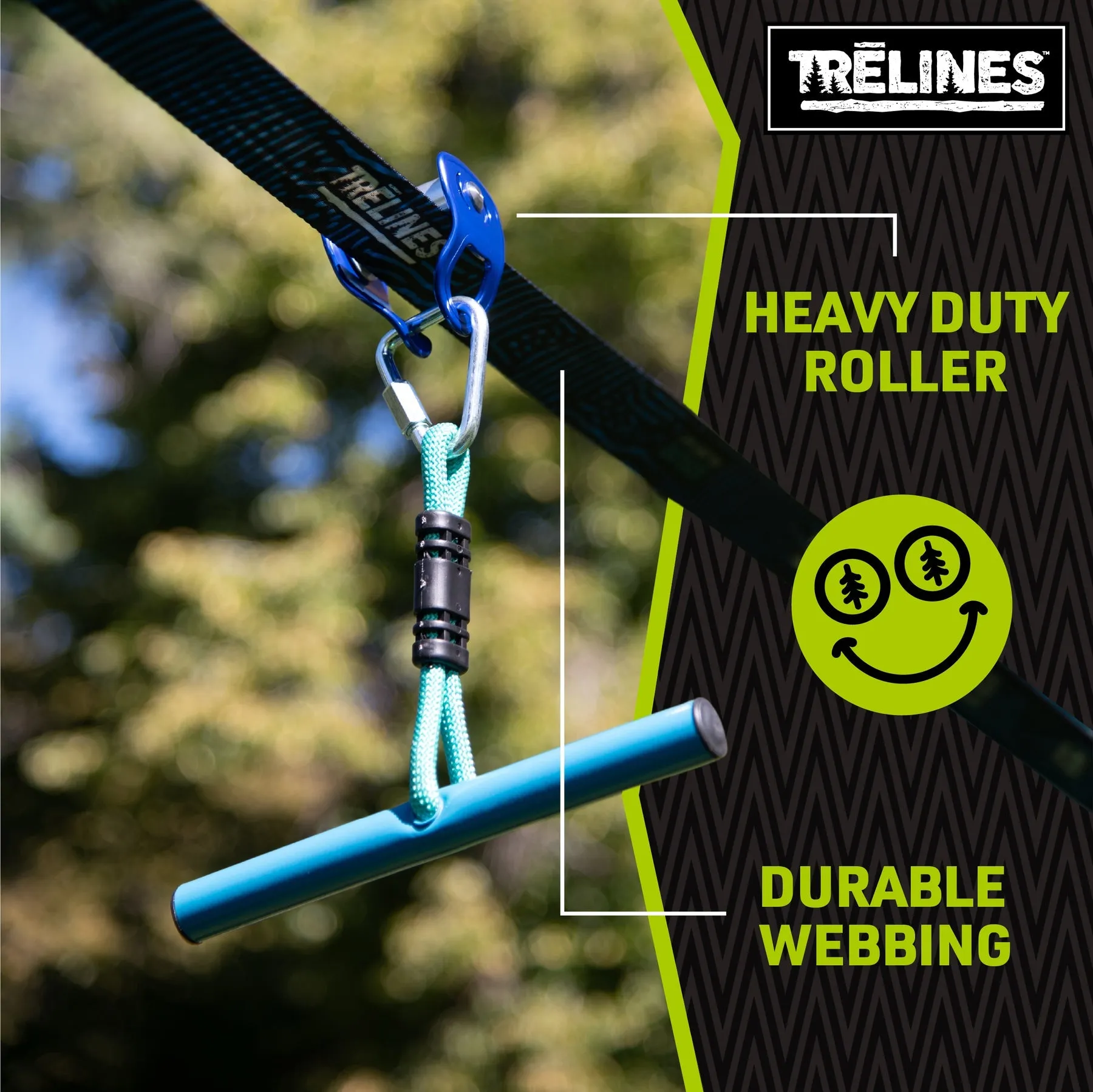 TRELINES Roller Adventure Line 36ft.