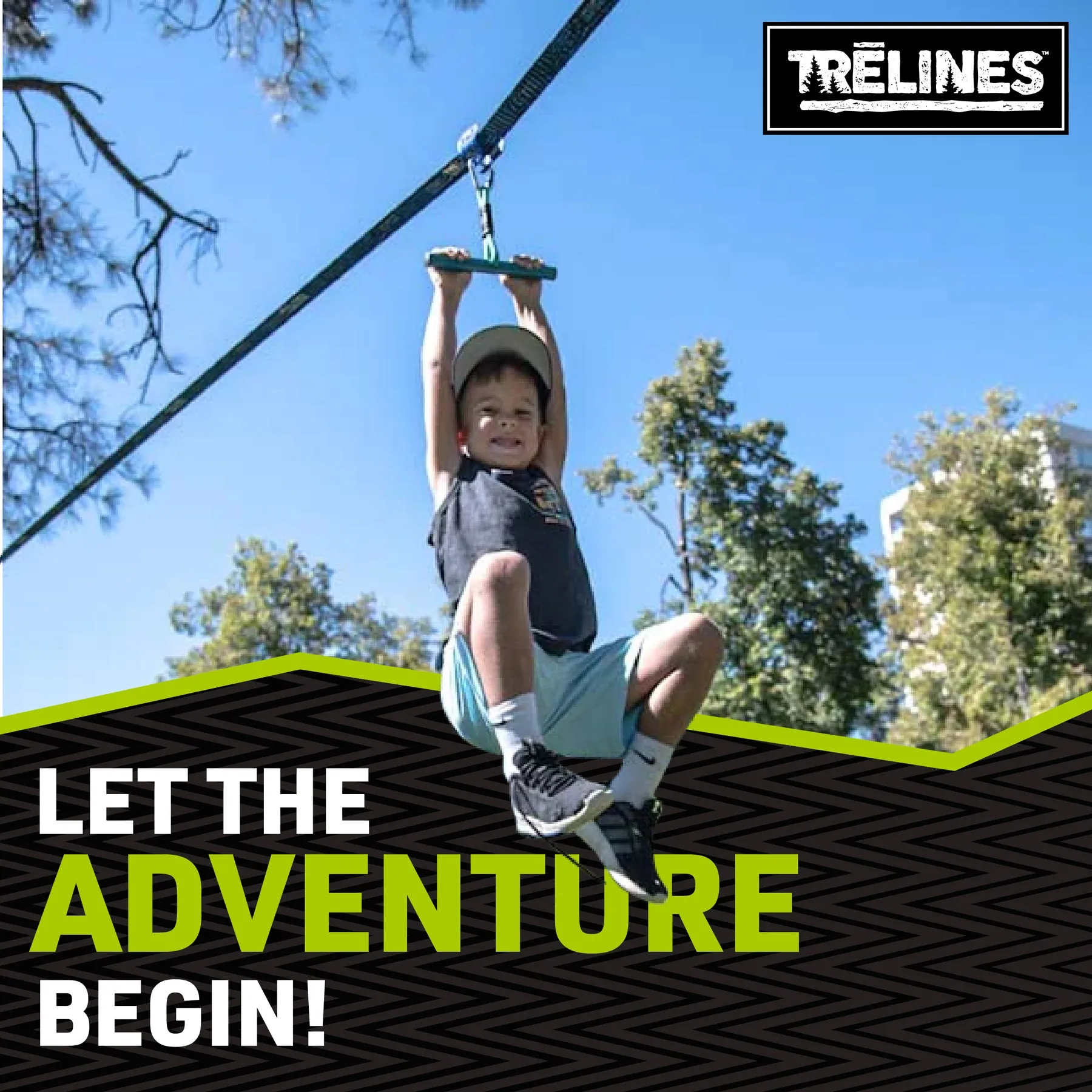 TRELINES Roller Adventure Line 36ft.