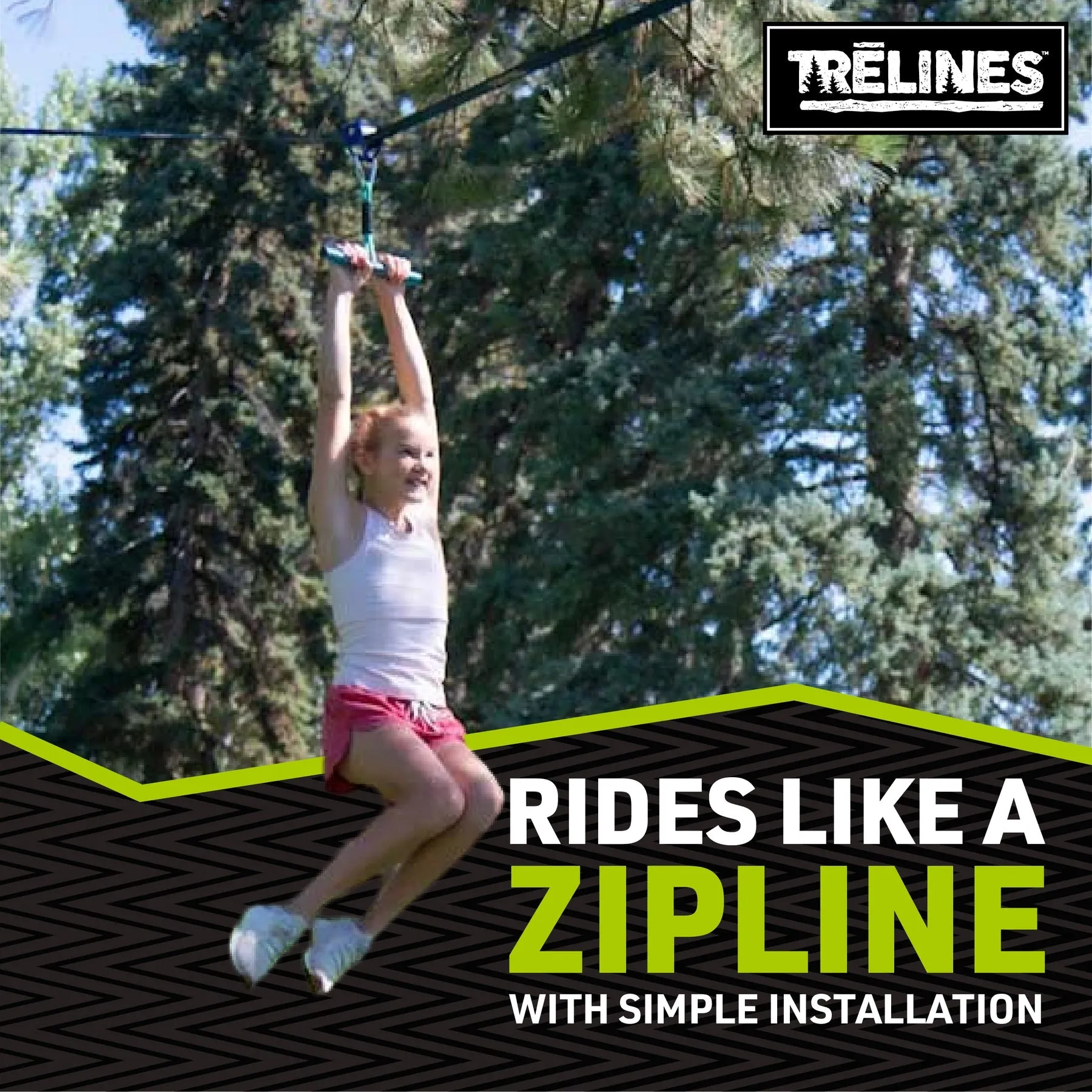 TRELINES Roller Adventure Line 36ft.