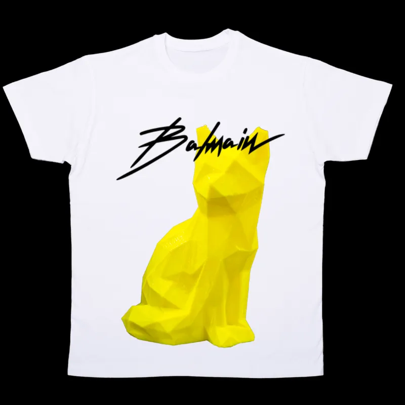 Yellow Kitty Balman T-shirt