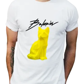 Yellow Kitty Balman T-shirt